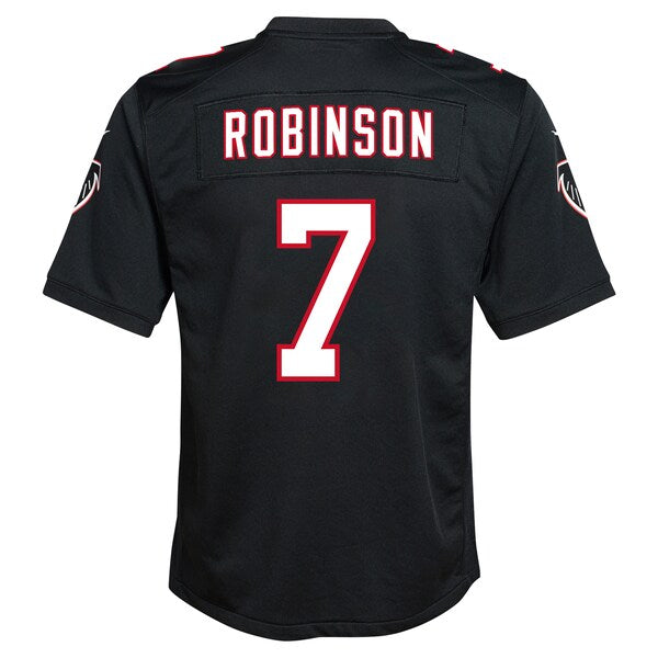 Bijan Robinson Atlanta Falcons Nike Youth Alternate Player Game Jersey - Black - Image 3