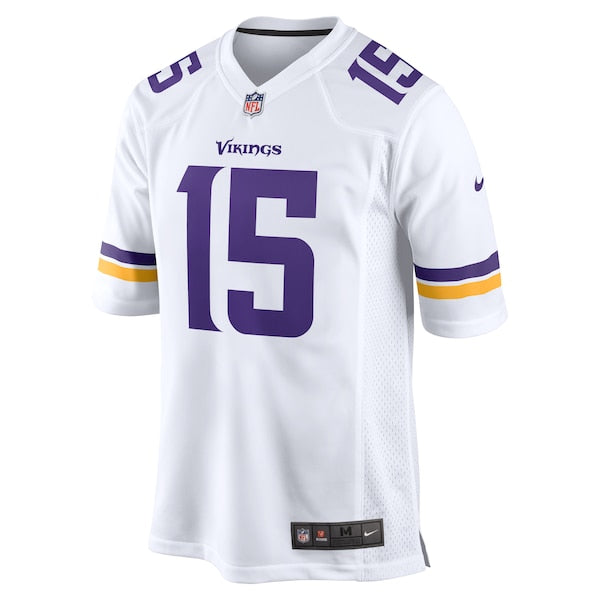 Joshua Dobbs Minnesota Vikings Nike Game Jersey - White - Image 2