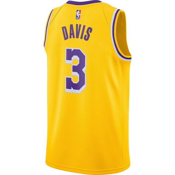 Anthony Davis Los Angeles Lakers Nike Swingman Jersey Gold - Icon Edition - Image 4