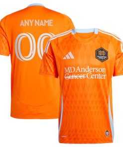 Houston Dynamo FC adidas 2025 Season 20 Replica Custom Jersey - Orange