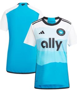 Charlotte FC adidas Women's 2024 The Carolina Kit: Explore Replica Jersey - Blue