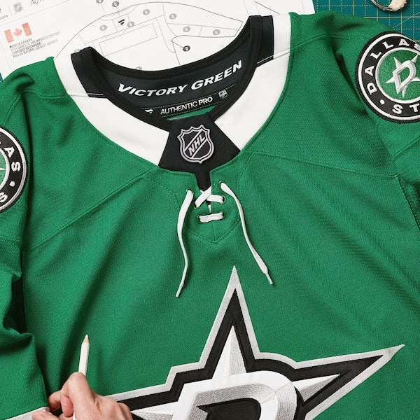 Dallas Stars Home Authentic Pro Jersey - Kelly Green - Image 6