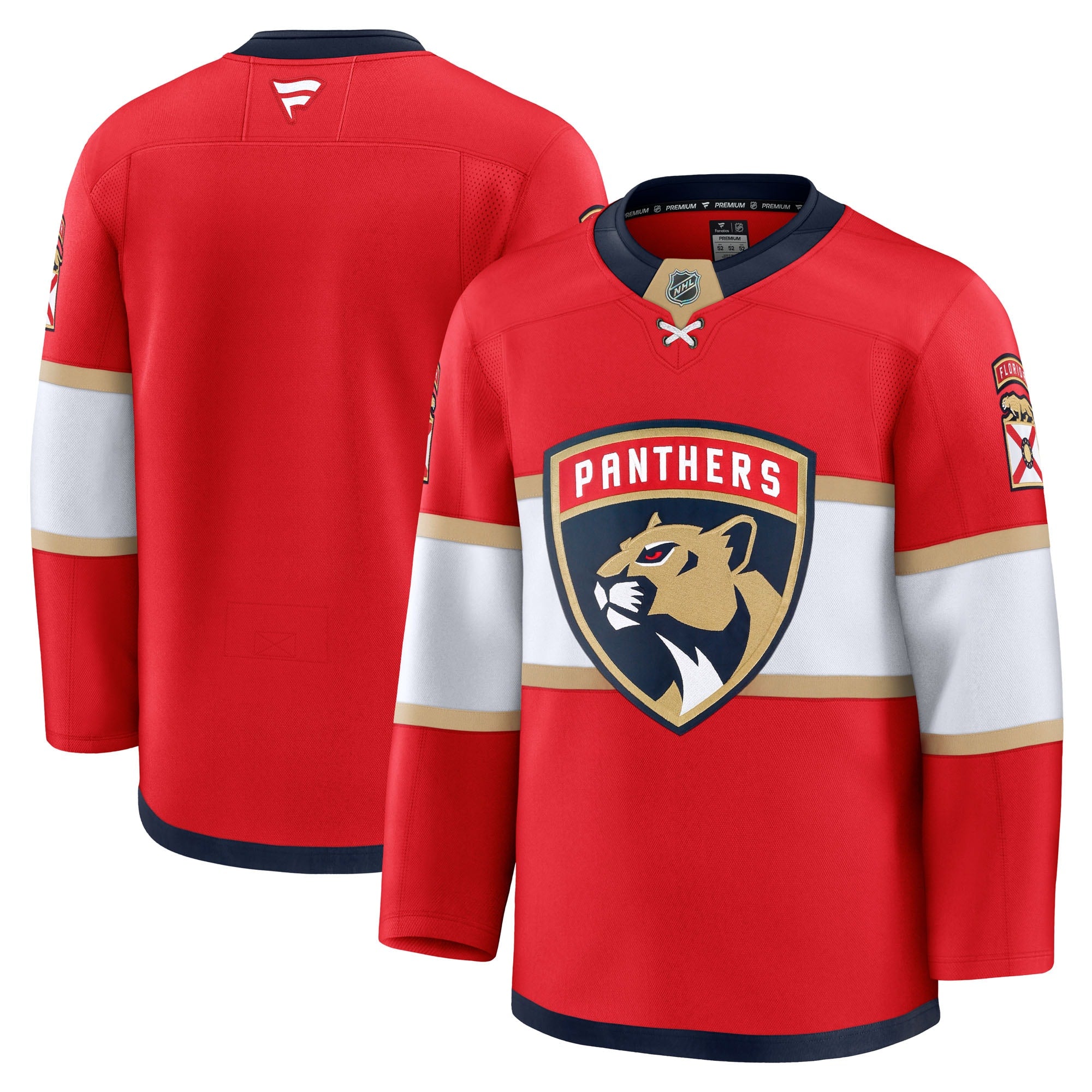 Florida Panthers Away Premium Jersey - White/Red - Image 5