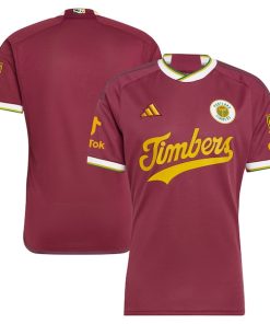 Portland Timbers adidas 2024 Archive Authentic Jersey - Red