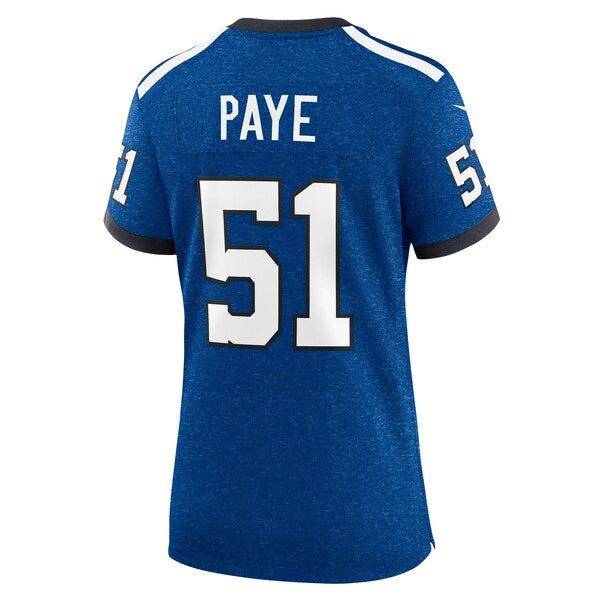 Kwity Paye Indianapolis Colts Nike Women's Indiana Nights Alternate Game Jersey - Royal/Royal - Image 7