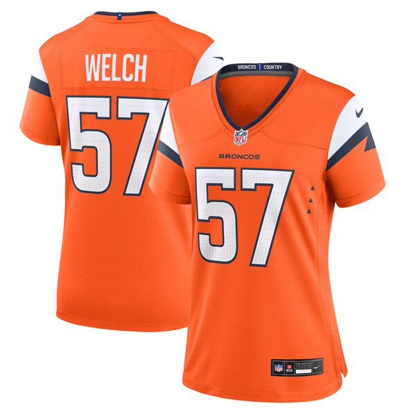 Kristian Welch Denver Broncos Nike Women's Team Game Jersey - Orange