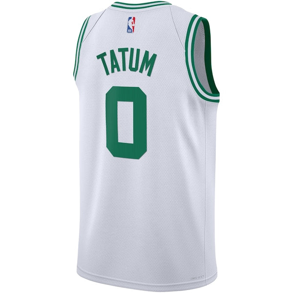 Jayson Tatum Boston Celtics Nike Youth Swingman Jersey - Association Edition - White - Image 3