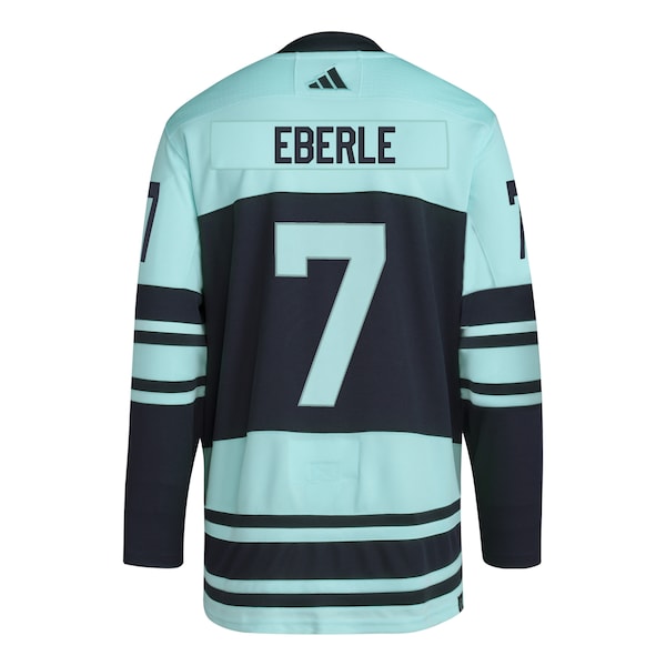 Jordan Eberle Seattle Kraken adidas Reverse Retro 2.0 Authentic Player Jersey - Light Blue - Image 3