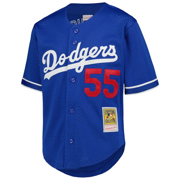 Orel Hershiser Los Angeles Dodgers Youth Cooperstown Collection?Mesh Batting Practice Jersey - Royal - Image 2