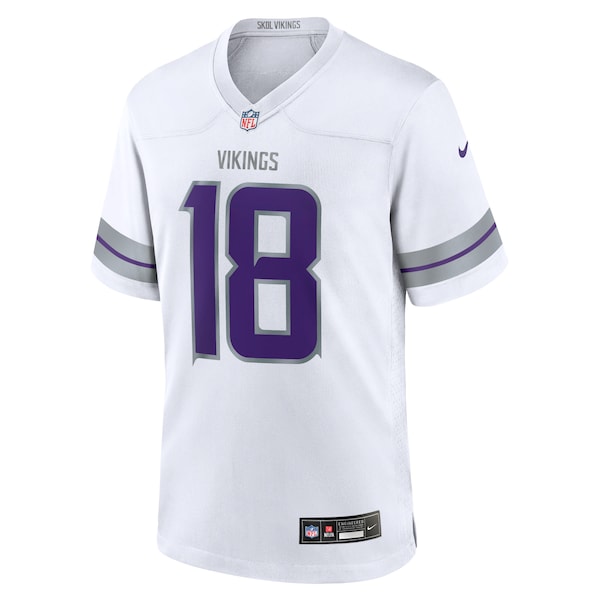 Justin Jefferson Minnesota Vikings Nike Youth Alternate Game Player Jersey - White - Image 2