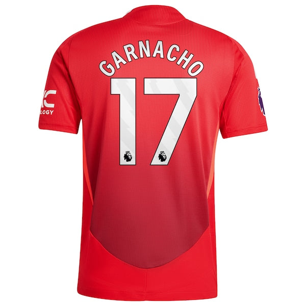 Alejandro Garnacho Manchester United 2024/25 Home Authentic Player Jersey - Red - Image 4