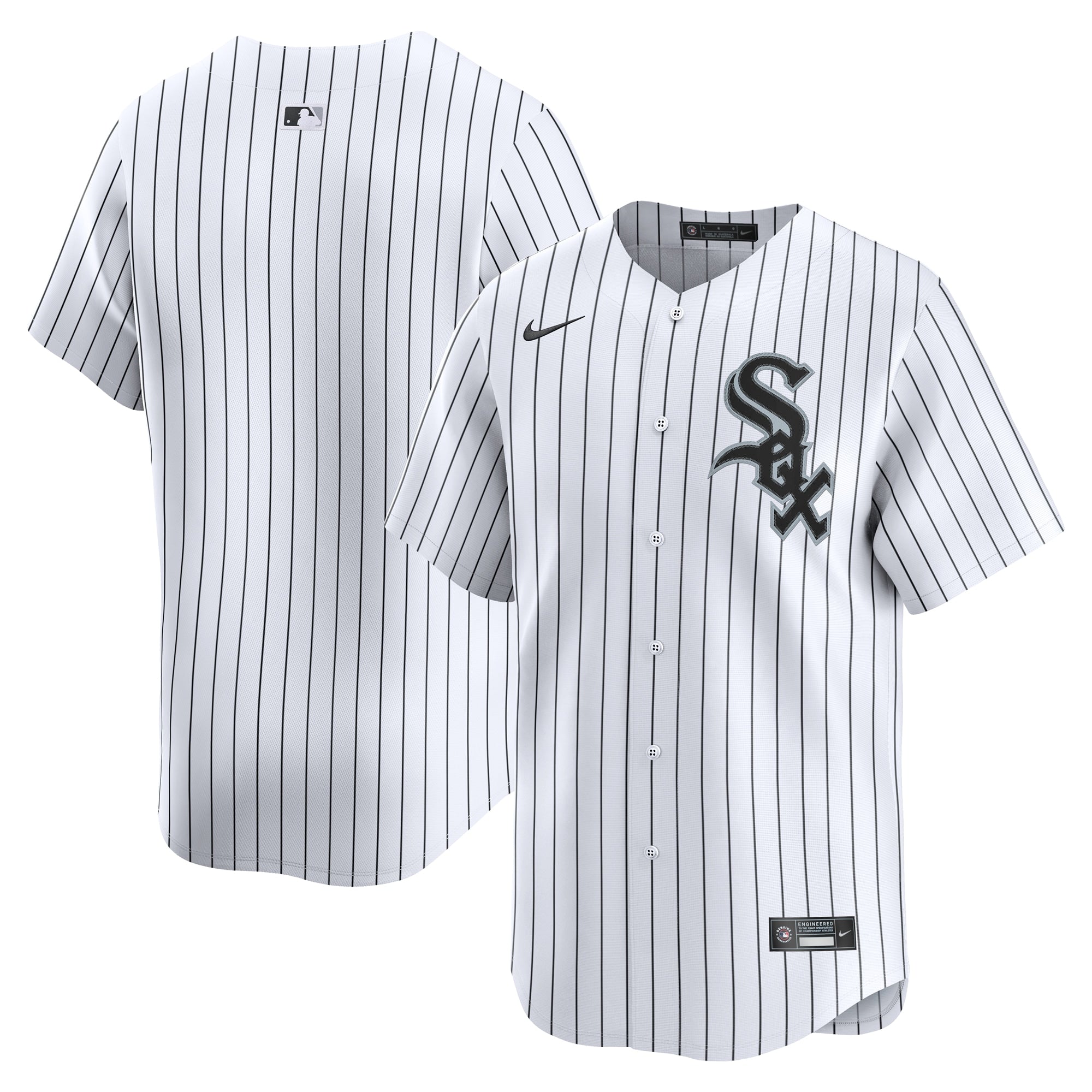 Chicago White Sox Nike Alternate Limited Jersey - Black/White - Image 2