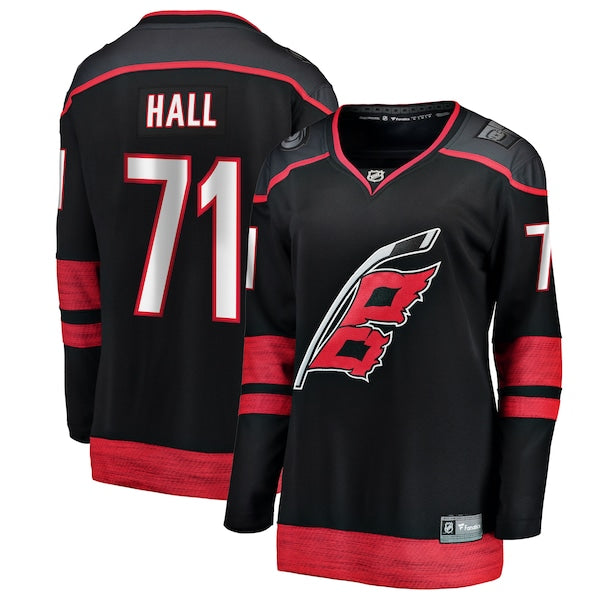 Taylor Hall Carolina Hurricanes Women's Home Breakaway Player Jersey - Black
