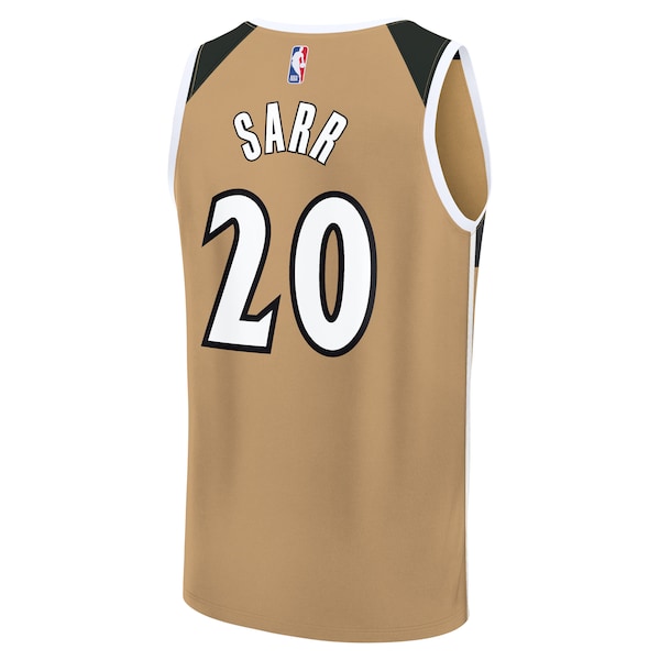 Alex Sarr Washington Wizards Youth 2025/26 City Edition Fastbreak Jersey - Gold - Image 3