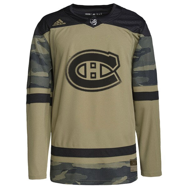Montreal Canadiens adidas Logo Military Appreciation Team Authentic Practice Jersey - Camo - Image 2