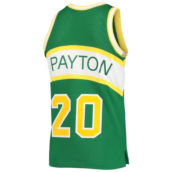 Gary Payton Seattle SuperSonics Hardwood Classics Swingman Jersey - Green - Image 3