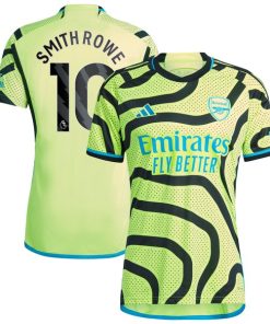 Emile Smith Rowe Arsenal adidas 2023/24 Away Replica Player Jersey - Yellow/Green