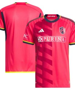 St. Louis City SC adidas 2024 CITY Kit Authentic Jersey - Red
