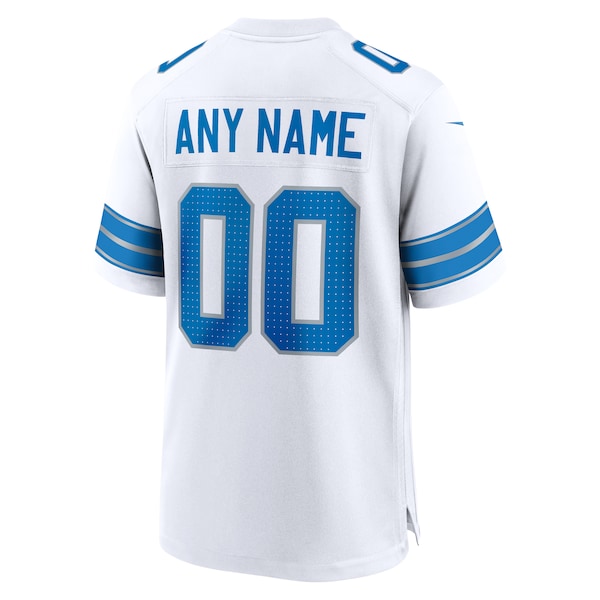 Detroit Lions Nike Custom Game Jersey - White - Image 3