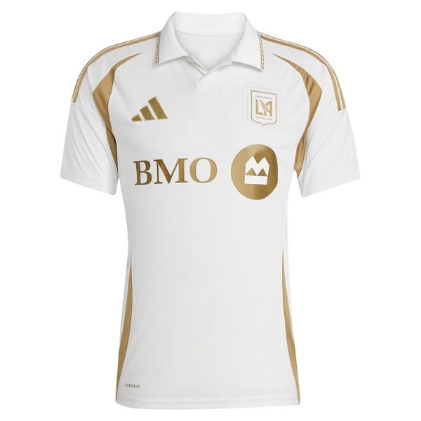 David Martinez LAFC adidas 2025 Secondary Replica Player Jersey - White - Image 2