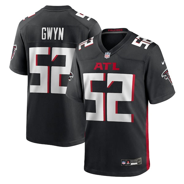 Jovaughn Gwyn Atlanta Falcons Nike Team Game Jersey - Black