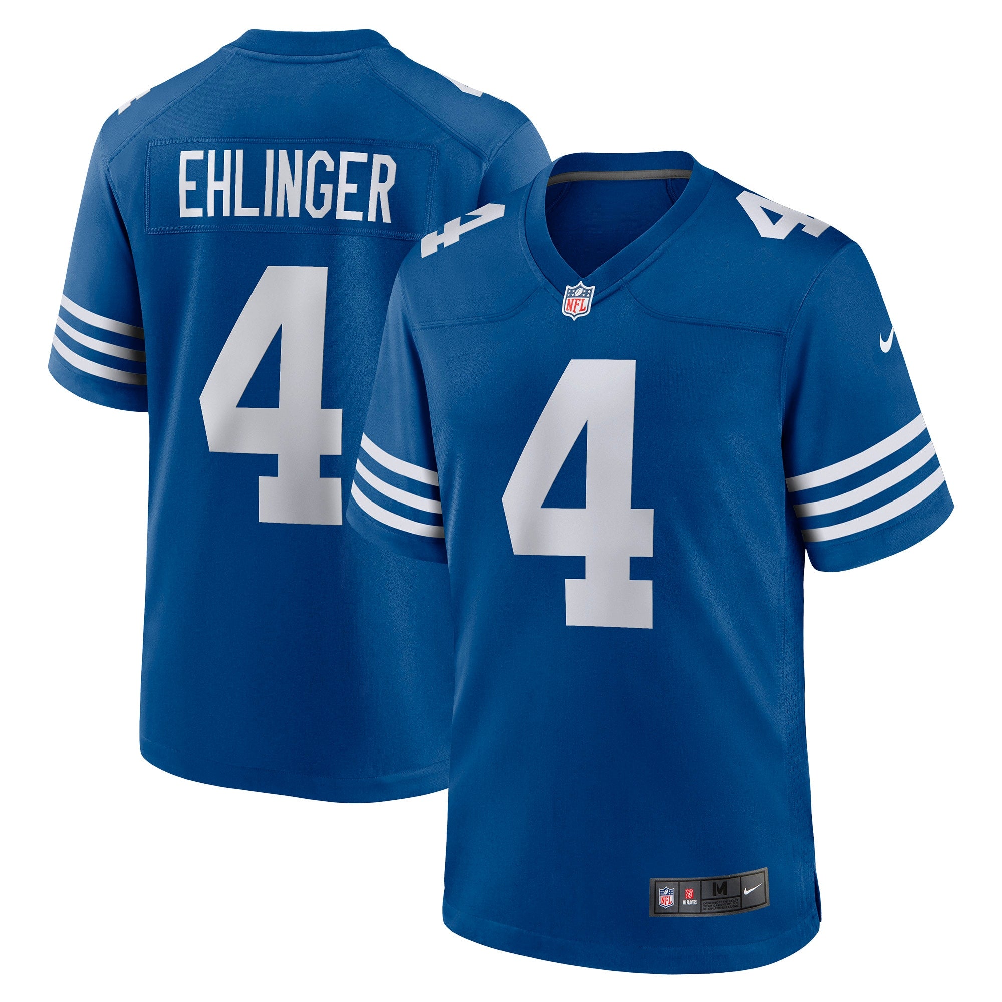 Sam Ehlinger Indianapolis Colts Nike Game Jersey - Royal/Blue - Image 3