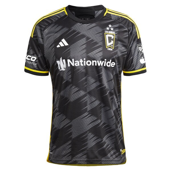 Columbus Crew adidas 2024 VeloCITY Kit Authentic Custom Jersey - Black - Image 2