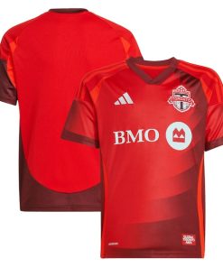Toronto FC adidas Youth 2025 Club Kit Replica Jersey - Red