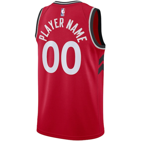 Toronto Raptors Nike 2020/21 Swingman Custom Jersey - Icon Edition - Red - Image 3