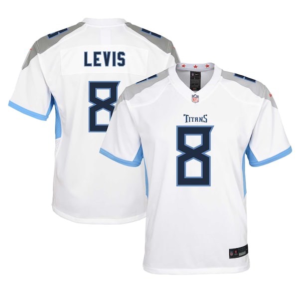 Will Levis Tennessee Titans Nike Youth Player Game Jersey - White - Image 2
