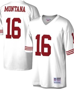Alternative view of Joe Montana San Francisco 49ers Legacy Replica Jersey - White/Scarlet