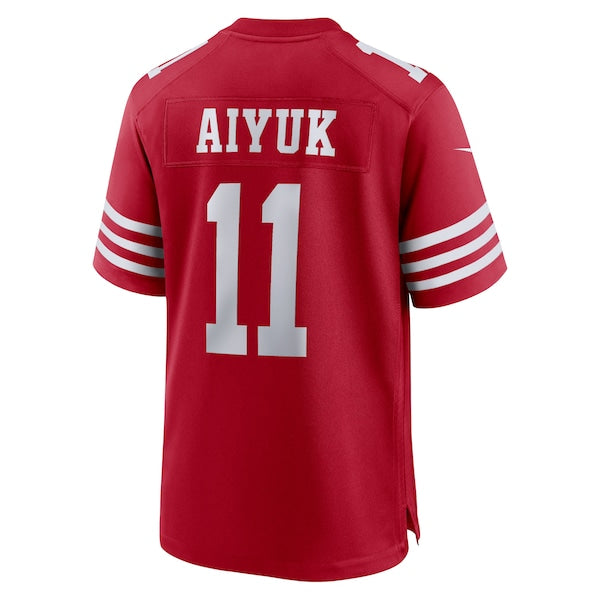Brandon Aiyuk San Francisco 49ers Nike Super Bowl LVIII Game Jersey - Scarlet - Image 3