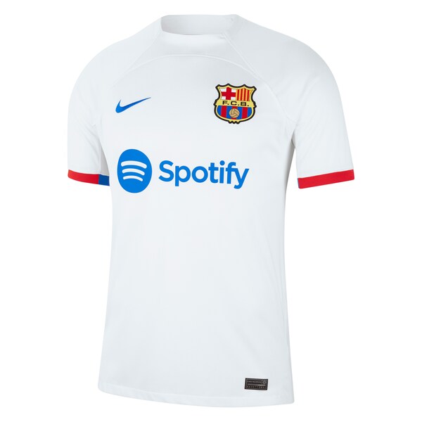 Ronald Araujo Barcelona Nike 2023/24 Away Replica Jersey - White/Aqua/Royal - Image 3