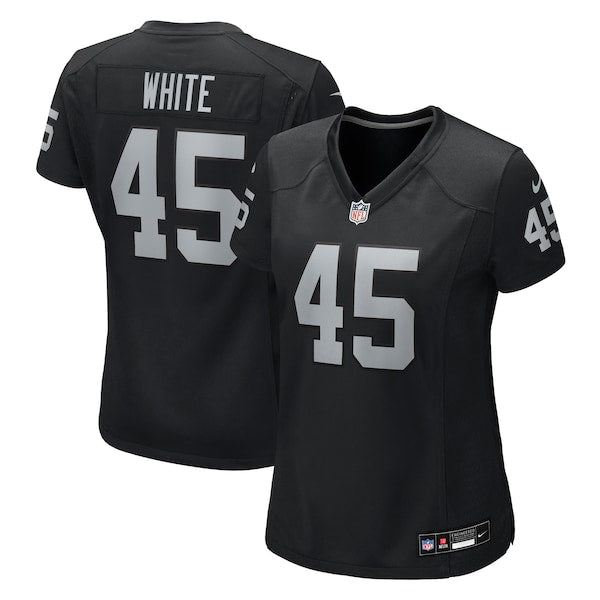 Devin White Las Vegas Raiders Nike Women's Team Game Jersey - Black