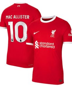Alexis Mac Allister Liverpool Nike 2023/24 Home Authentic Player Jersey - Red/White