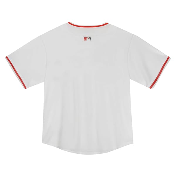 Los Angeles Angels Nike Preschool Home Game Jersey - White - Image 3