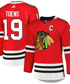 Jonathan Toews Chicago Blackhawks adidas  Primegreen Authentic Pro Player Jersey - Red/White