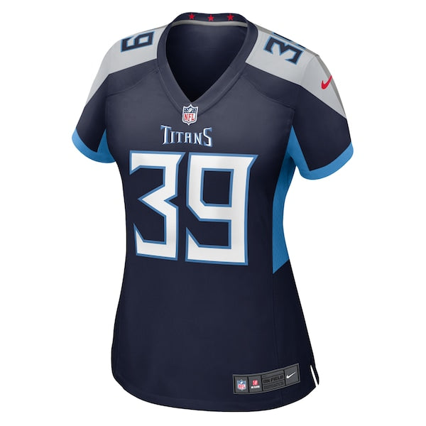 Darrell Baker Jr Tennessee Titans Nike Women's Game Jersey - Navy - Image 3