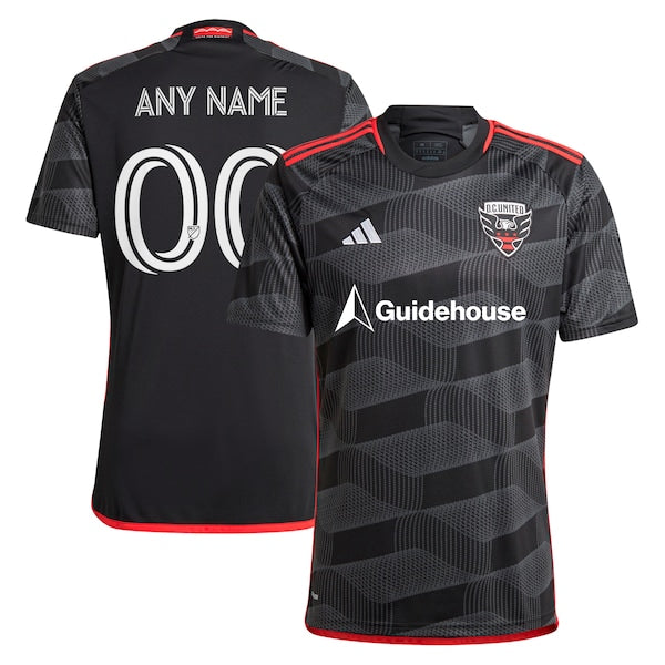 D.C. United adidas 2024 The Icon Kit Replica Custom Jersey?ยจC Black
