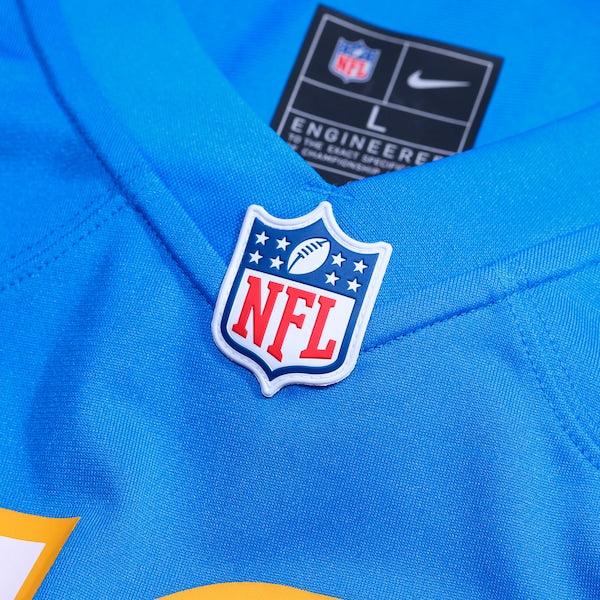 Dez Fitzpatrick Los Angeles Chargers Nike Team Game Jersey - Powder Blue - Image 4