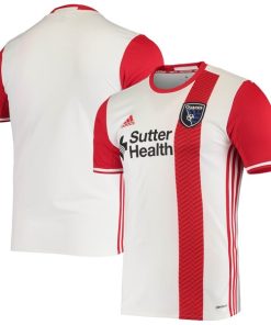 San Jose Earthquakes adidas Replica Away Jersey - White