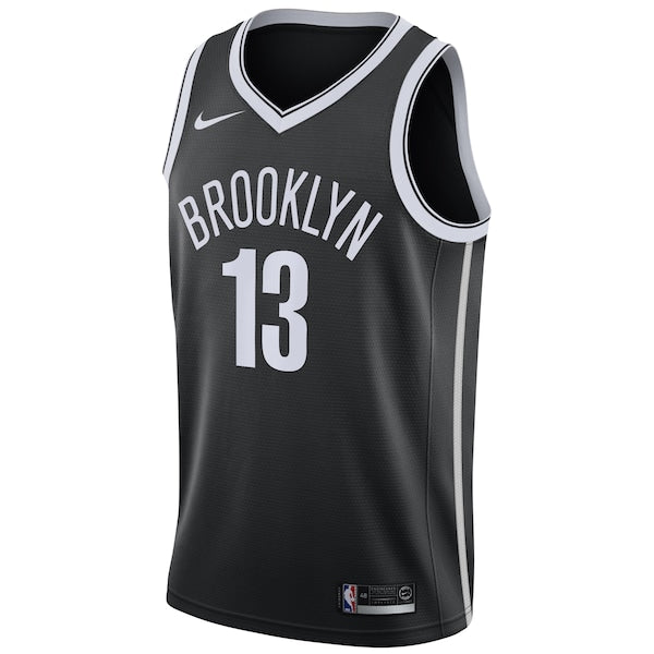 James Harden Brooklyn Nets Nike 2020/21 Swingman Jersey Black - Icon Edition - Image 2
