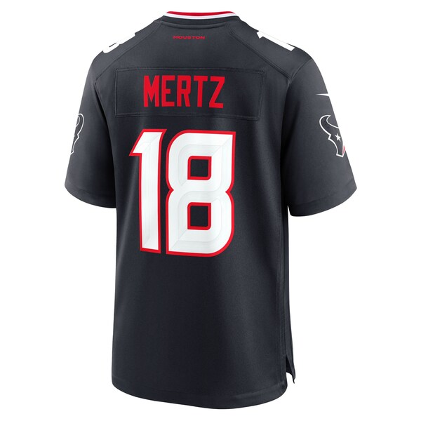 Graham Mertz Houston Texans Nike Team Game Jersey - Navy - Image 3