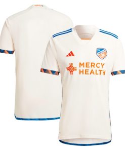FC Cincinnati adidas 2024 The Canvas Kit Replica Jersey - White