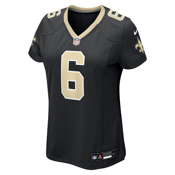 Tyler Shough New Orleans Saints Nike Women's Game Jersey - Black - Image 2