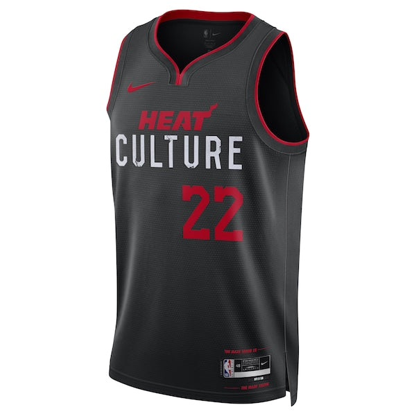 Jimmy Butler Miami Heat Nike Unisex 2023/24 Swingman Jersey - Black - City Edition - Image 2