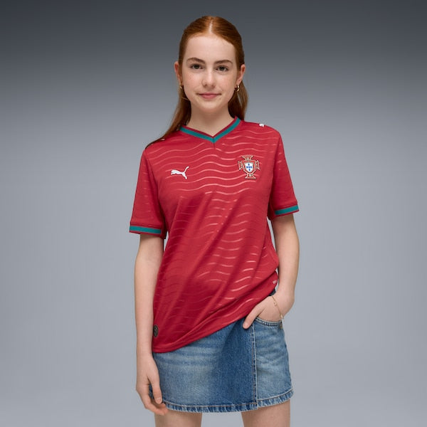 Portugal National Team Puma Youth 2026 Home Replica Jersey - Red - Image 3