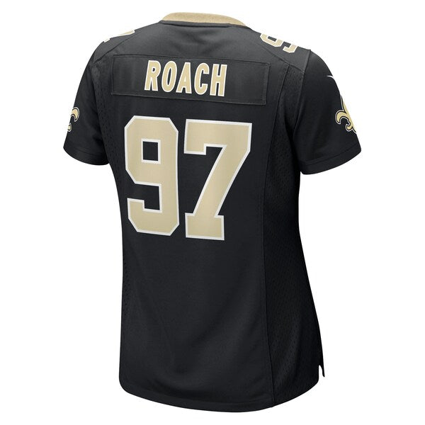 Malcolm Roach New Orleans Saints Nike Women's Team Game Jersey - Black - Image 3