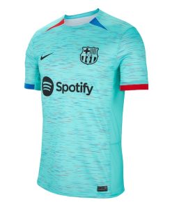Alternative view of Barcelona Nike 2023/24 Third Replica Jersey - Aqua