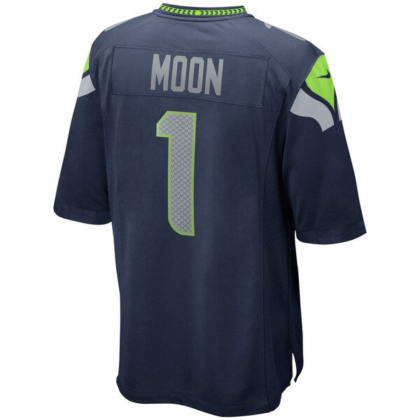 Warren Moon Seattle Seahawks Nike Game Retired Player Jersey - College Navy - Image 5